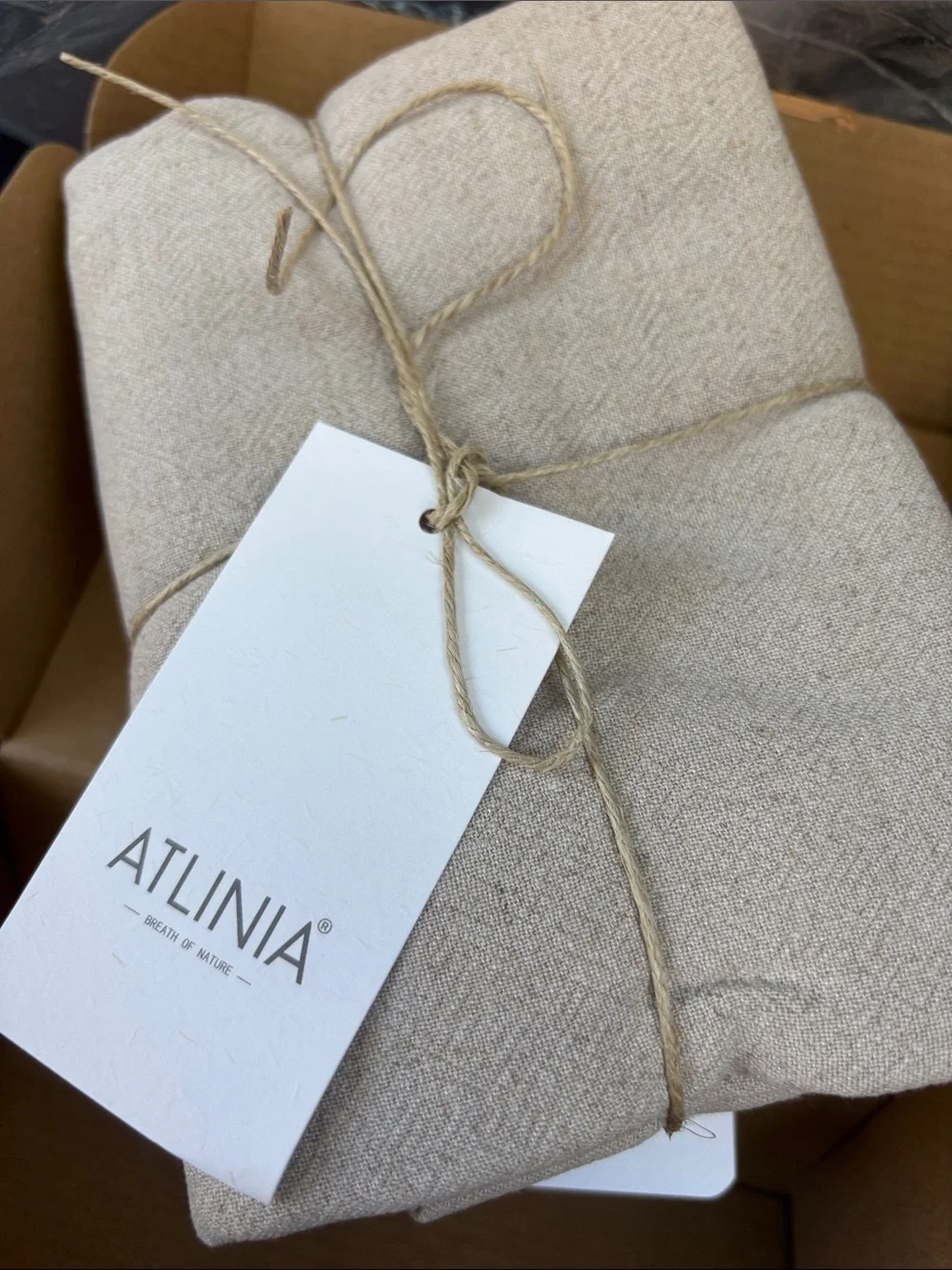 ATLINIA Linen Pillow Cases Standard Size 20